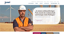 Desktop Screenshot of juwi.de
